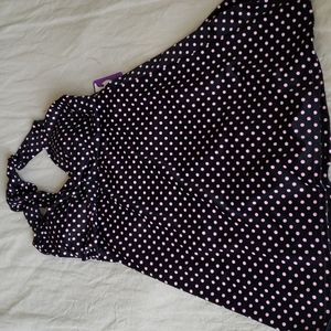 Large NWT Suddenly Slim Hip Hider retro-look swim dress